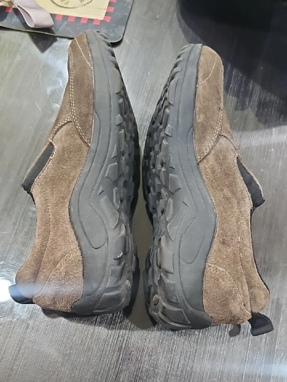Cabela's Brown Suede Slip-On Loafers for Men